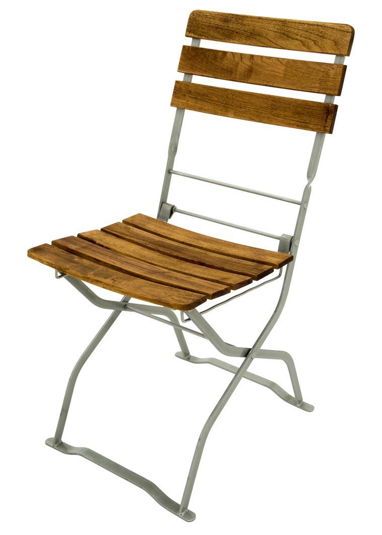 Chaises de jardin à bière à trois dossiers, modèle 01bg