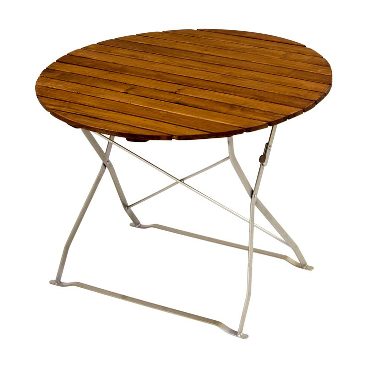 table ronde pour mobilier de jardin à bière modèle 10bg et chaise de jardin à bière modèle 01bg