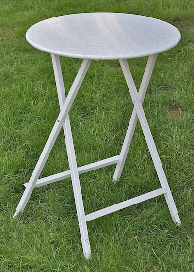 table bistrot plateau-polyethylène