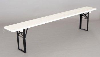 Banc 220cm blanc 145