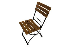 Chaise de jardin à bière, type de bois Robinia 