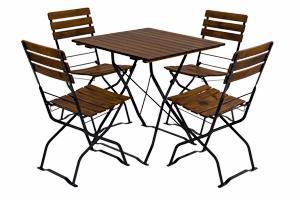 Mobilier de jardin à bière classique sans accoudoirs