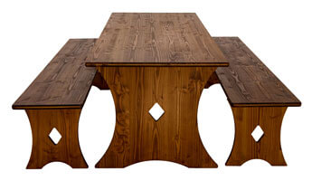 table de brasserie en bois differents types